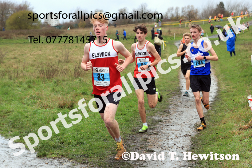 Boys Under-15s 2025 Start Fitness NEHL, Wrekenton, Gateshead, Sunday, November 23rd. Photo: David T. Hewitson/Sports for All Pics